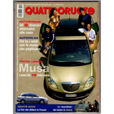 QUATTRORUOTE-n 586, agosto-2004