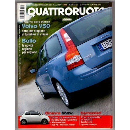 QUATTRORUOTE-n 581, marzo-2004