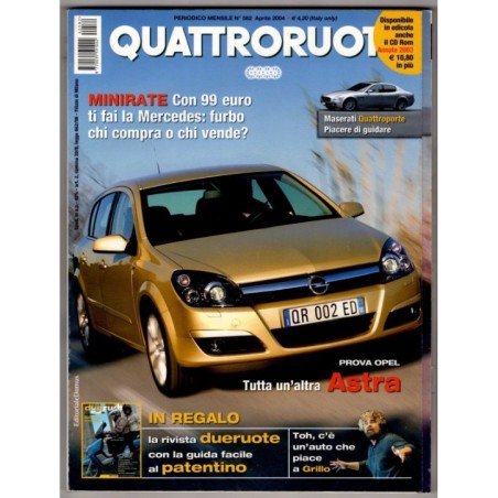 QUATTRORUOTE-n 582, aprile-2004