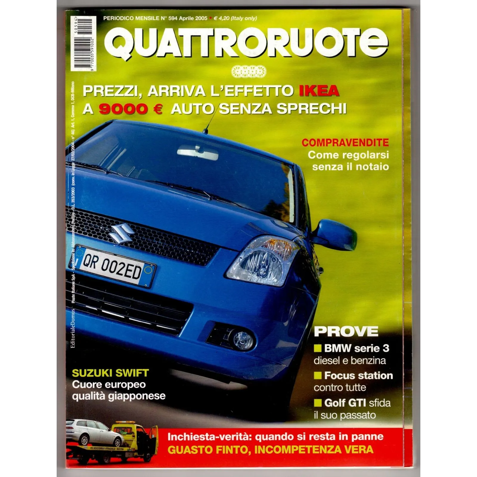 QUATTRORUOTE-n 594, aprile-2005