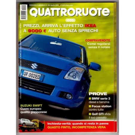 QUATTRORUOTE-n 594, aprile-2005