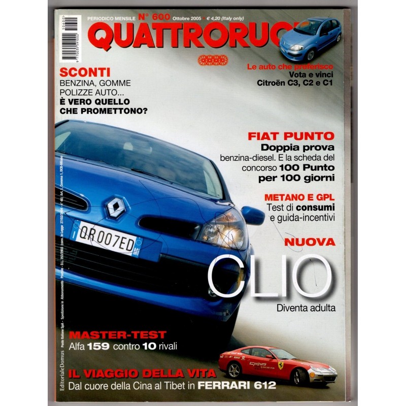 QUATTRORUOTE-n 600, ottobre-2005
