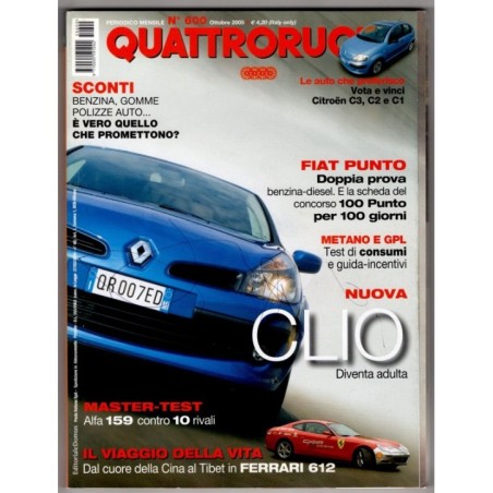 QUATTRORUOTE-n 600, ottobre-2005