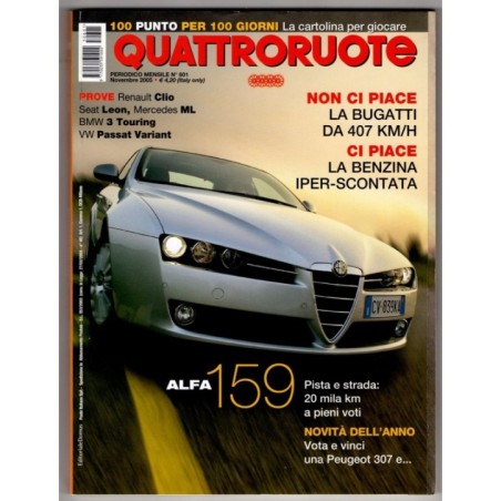QUATTRORUOTE-n 601, novembre-2005