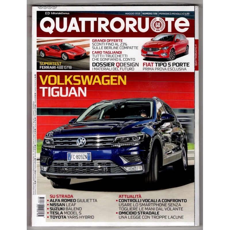 QUATTRORUOTE-n 728, maggio-2016