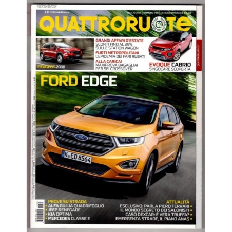 QUATTRORUOTE-n 730, luglio-2016