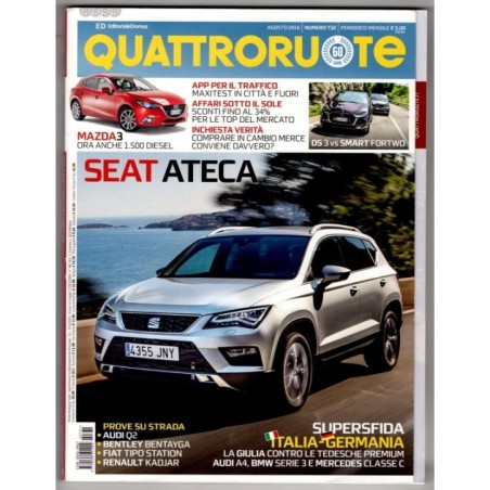 QUATTRORUOTE-n 732, agosto-2016