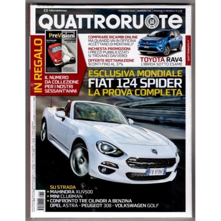QUATTRORUOTE-n 725, febbraio-2016