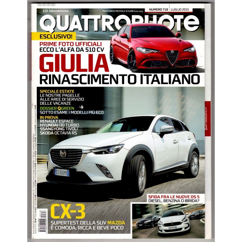 QUATTRORUOTE-n 718, luglio-2015