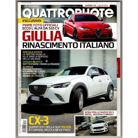 QUATTRORUOTE-n 718, luglio-2015