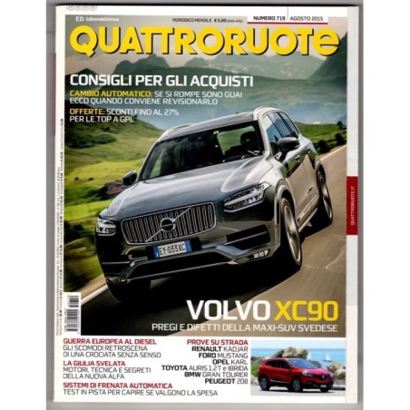 QUATTRORUOTE-n 719, agosto-2015
