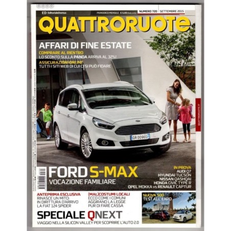 QUATTRORUOTE-n 720, settembre-2015
