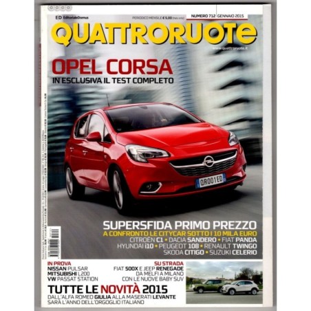 QUATTRORUOTE-n 712, gennaio-2015