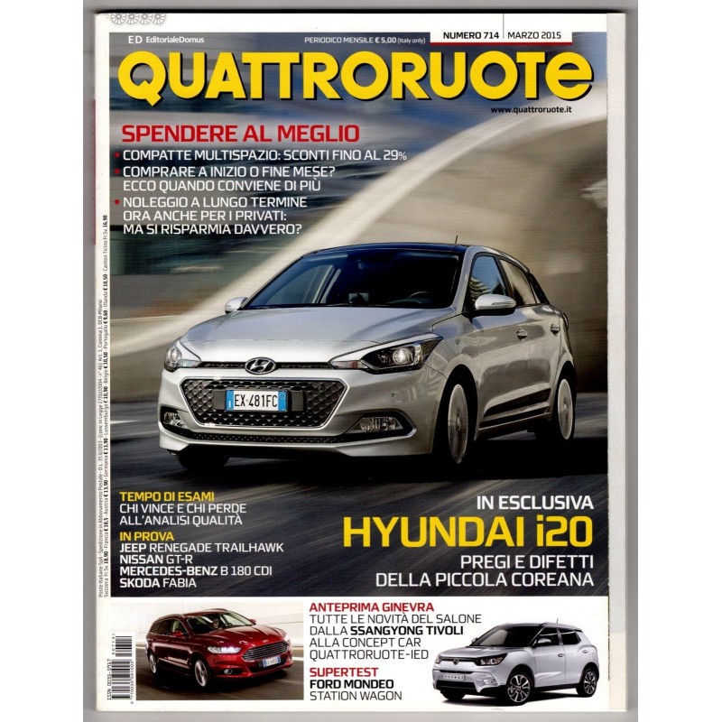 QUATTRORUOTE-n 714, marzo-2015
