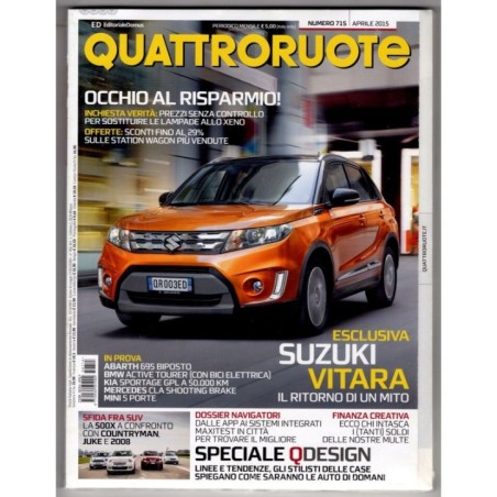 QUATTRORUOTE-n 715, aprile-2015