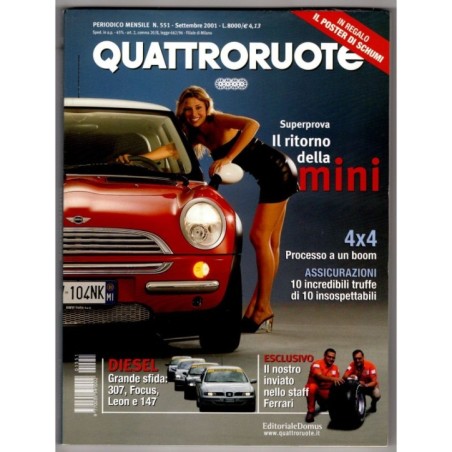 QUATTRORUOTE-n 551, settembre-2001