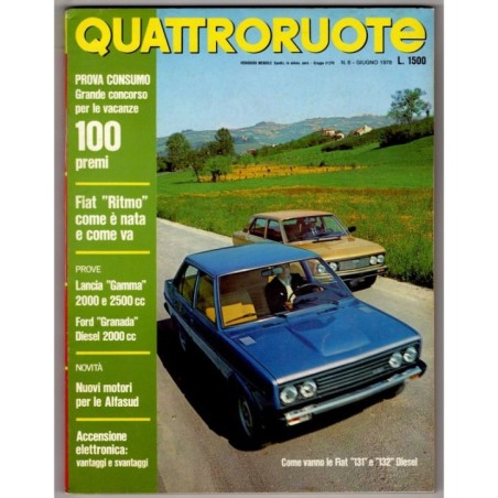QUATTRORUOTE-n 271, giugno-1978