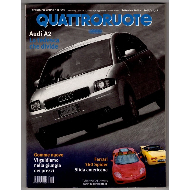QUATTRORUOTE-n 539, settembre-2000