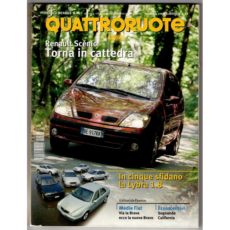 QUATTRORUOTE-n 527, settembre-1999
