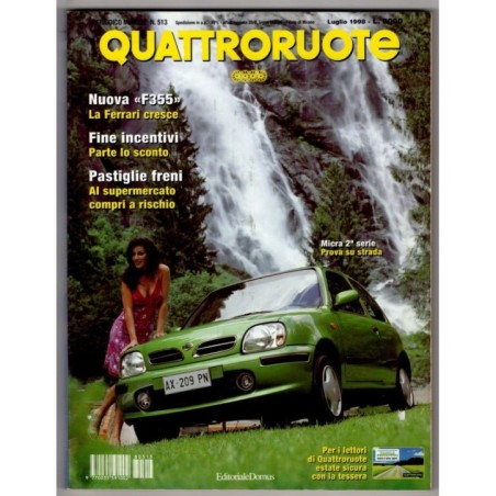 QUATTRORUOTE-n 513, luglio-1998