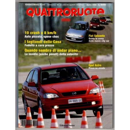 QUATTRORUOTE-n 510, aprile-1998