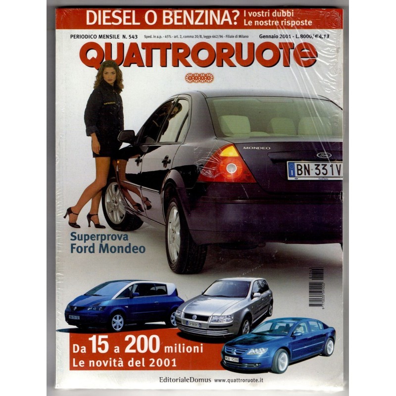 QUATTRORUOTE-n 543, gennaio-2001
