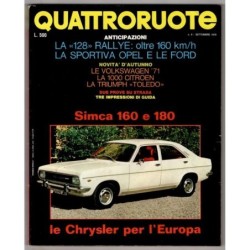 QUATTRORUOTE-n 177, settembre-1970