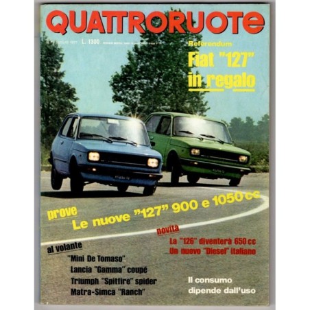QUATTRORUOTE-n 259, luglio-1977