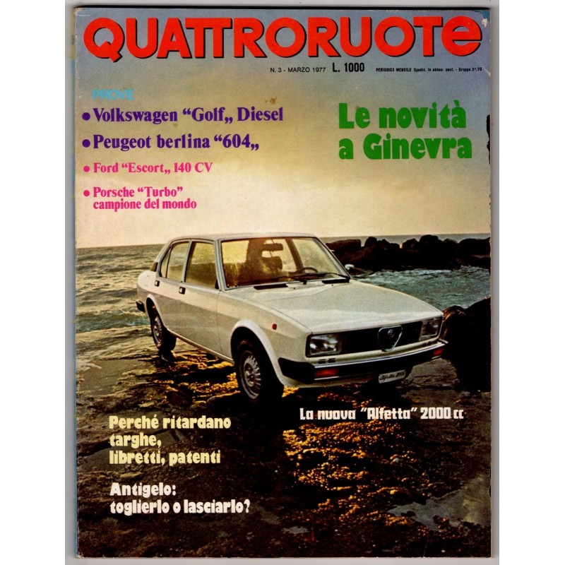 QUATTRORUOTE-n 255, marzo-1977