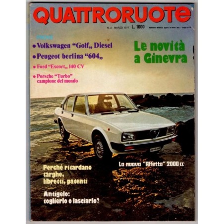 QUATTRORUOTE-n 255, marzo-1977