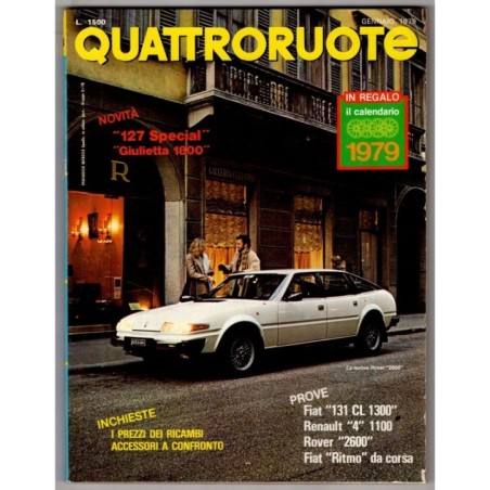 QUATTRORUOTE-n 278, gennaio-1979