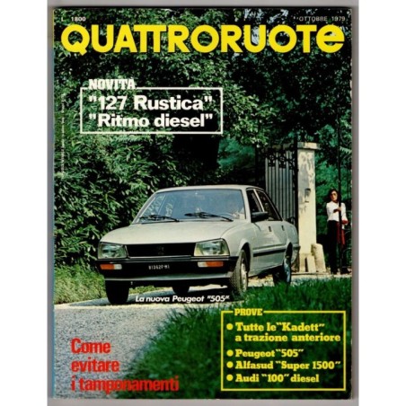 QUATTRORUOTE-n 287, ottobre-1979