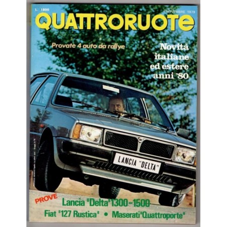 QUATTRORUOTE-n 288, novembre-1979