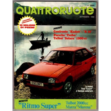 QUATTRORUOTE-n 299, settembre-1980