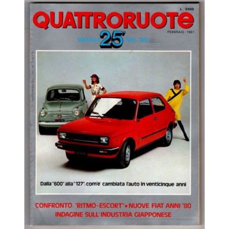 QUATTRORUOTE-n 304, febbraio-1981
