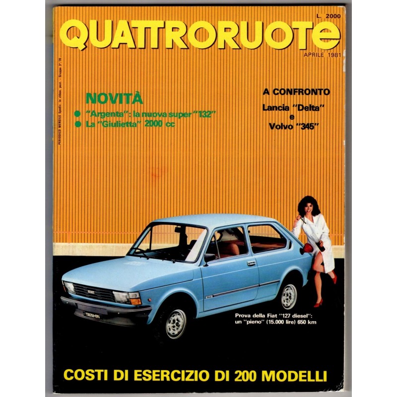 QUATTRORUOTE-n 306, aprile-1981
