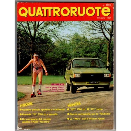 QUATTRORUOTE-n 307, maggio-1981