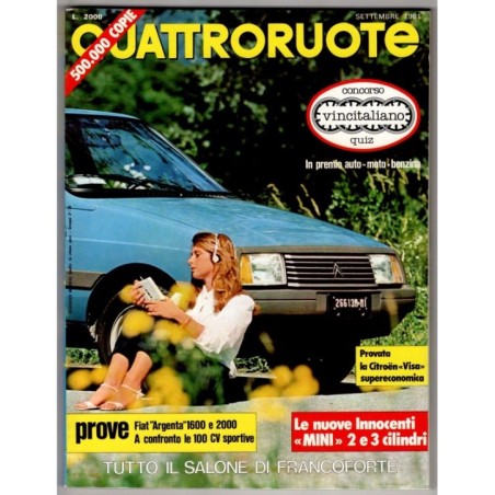 QUATTRORUOTE-n 311, settembre-1981
