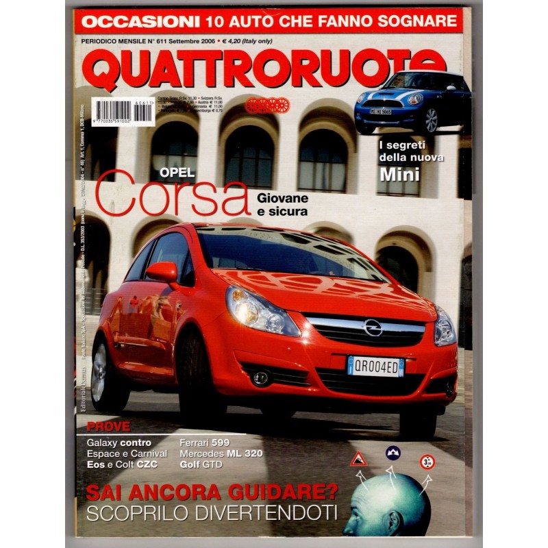 QUATTRORUOTE-n 611, settembre-2006
