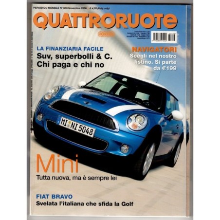 QUATTRORUOTE-n 613, novembre-2006