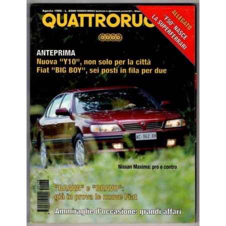 QUATTRORUOTE-n 478, agosto-1995