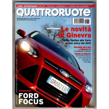 QUATTRORUOTE-n 665, marzo-2011
