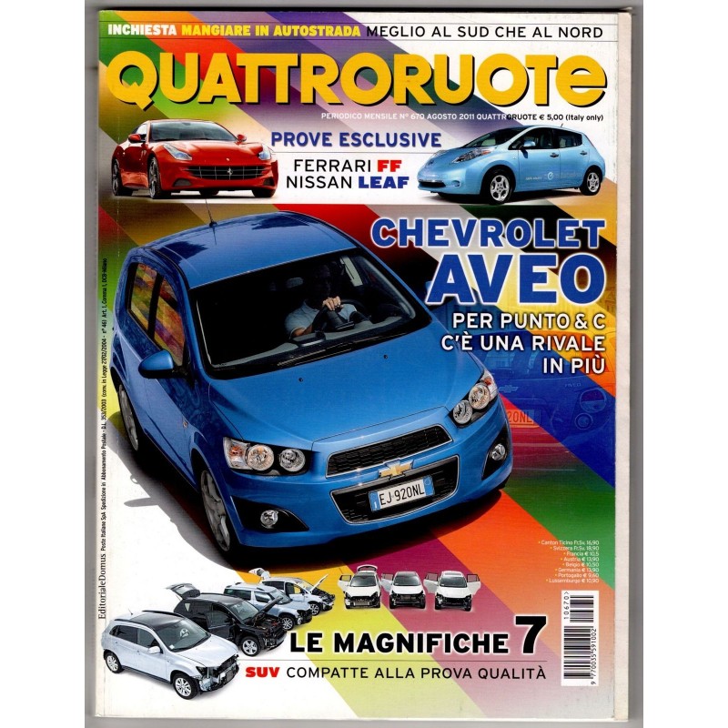 QUATTRORUOTE-n 670, agosto-2011