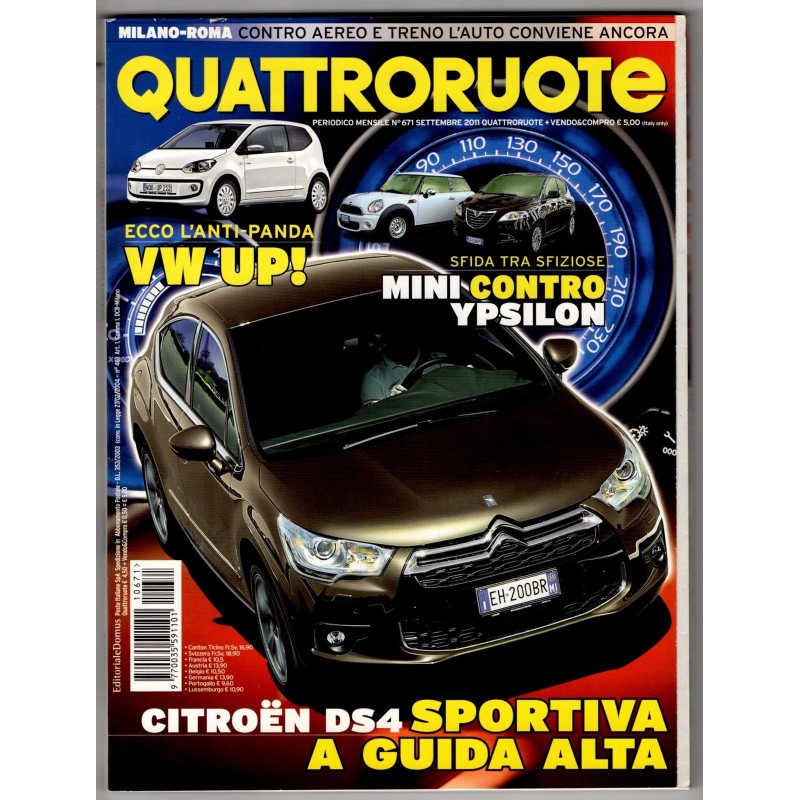 QUATTRORUOTE-n 671, settembre-2011