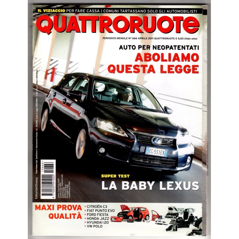 QUATTRORUOTE-n 666, aprile-2011