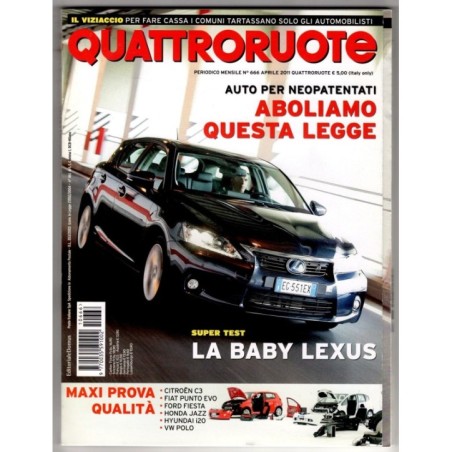 QUATTRORUOTE-n 666, aprile-2011