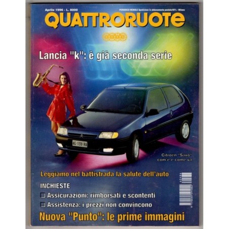 QUATTRORUOTE-n 486, aprile-1996