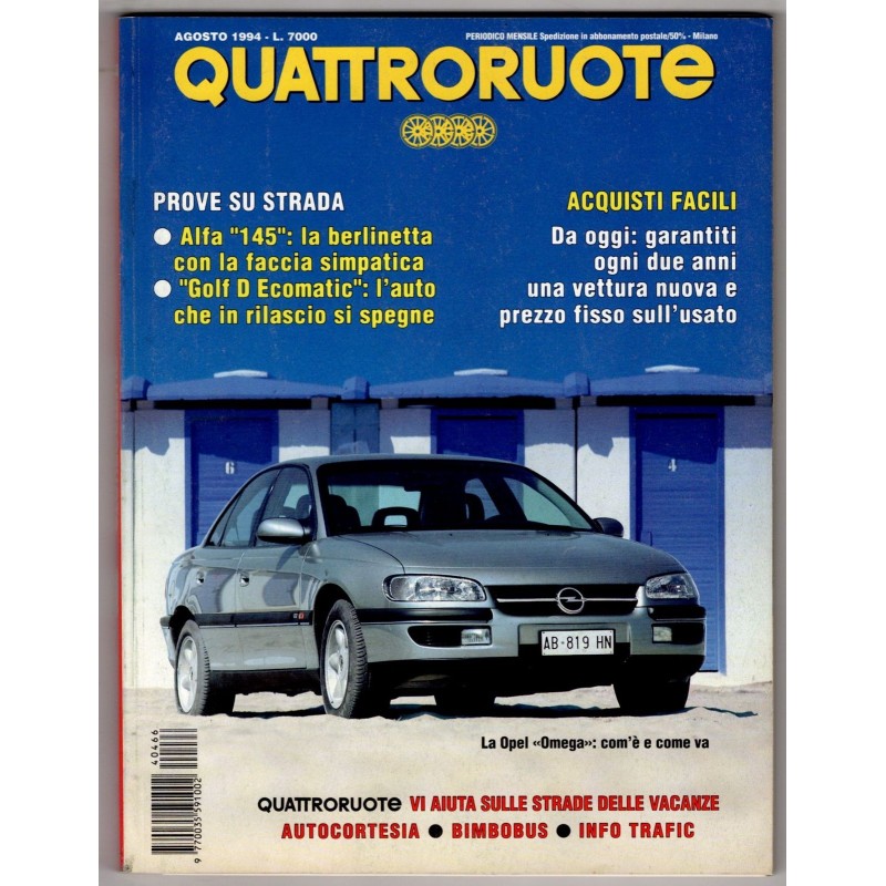 QUATTRORUOTE-n 466, agosto-1994