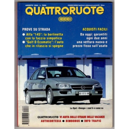 QUATTRORUOTE-n 466, agosto-1994