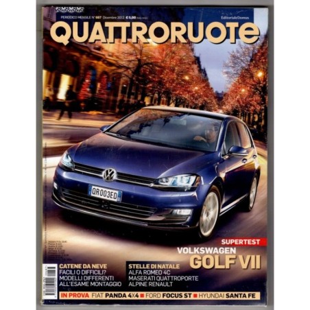 QUATTRORUOTE-n 687, dicembre-2012